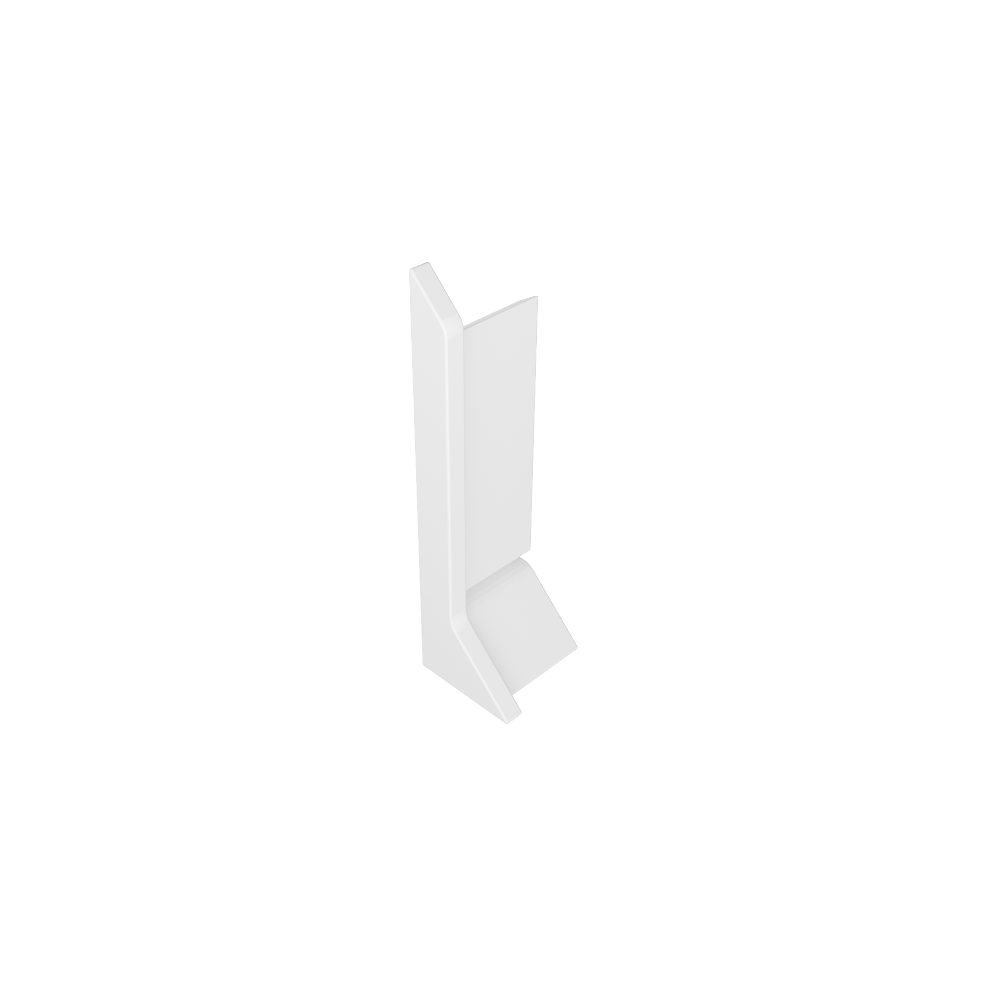 Overhead mounted aluminium plinth P40 White — Photo 4