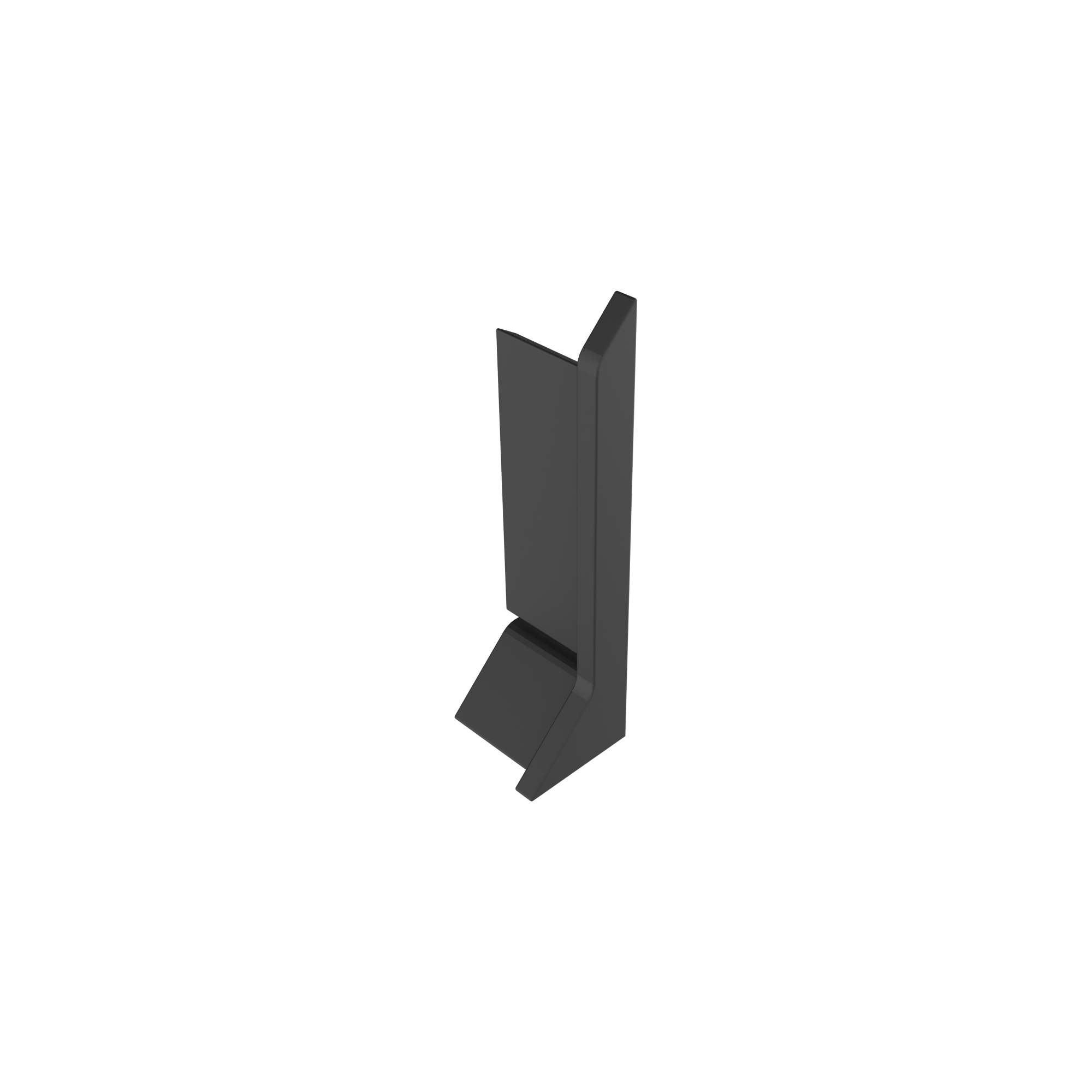 Overhead mounted aluminium plinth P40 Black — Photo 3