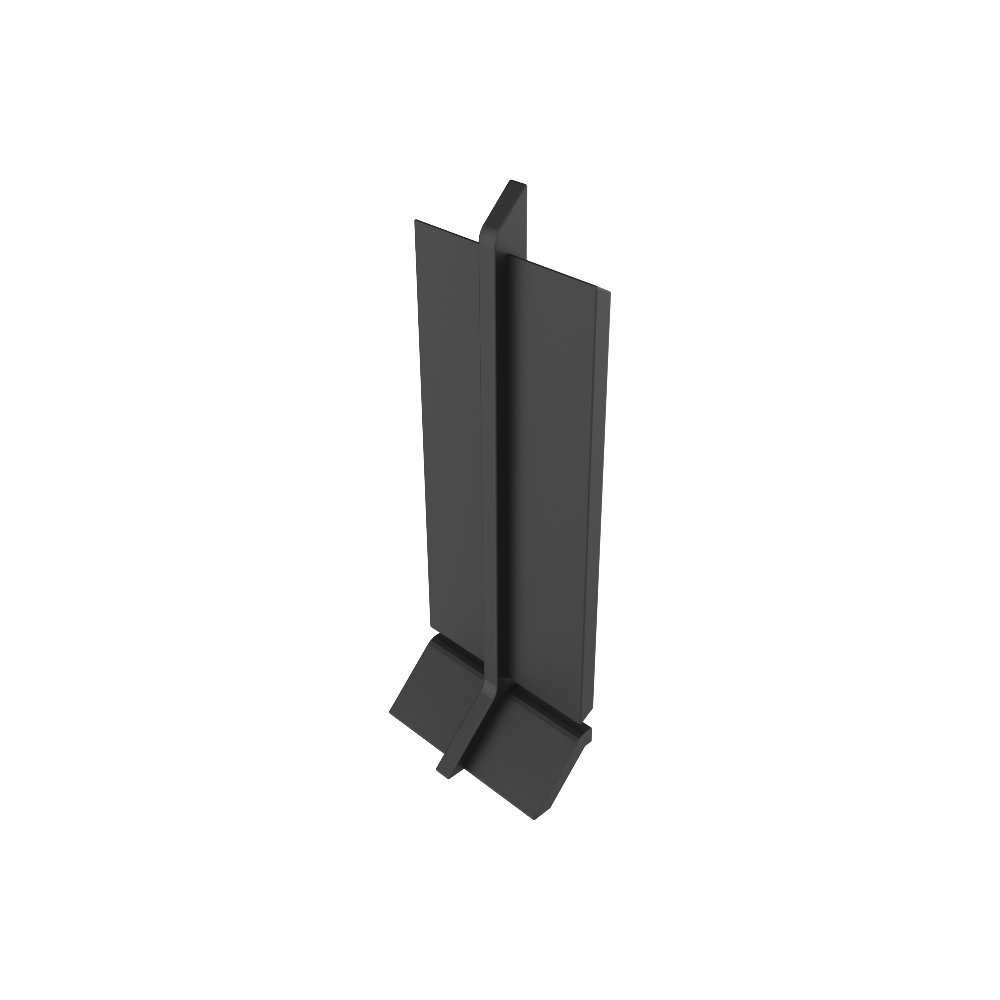 Overhead mounted aluminium plinth P60 Black — Photo 7