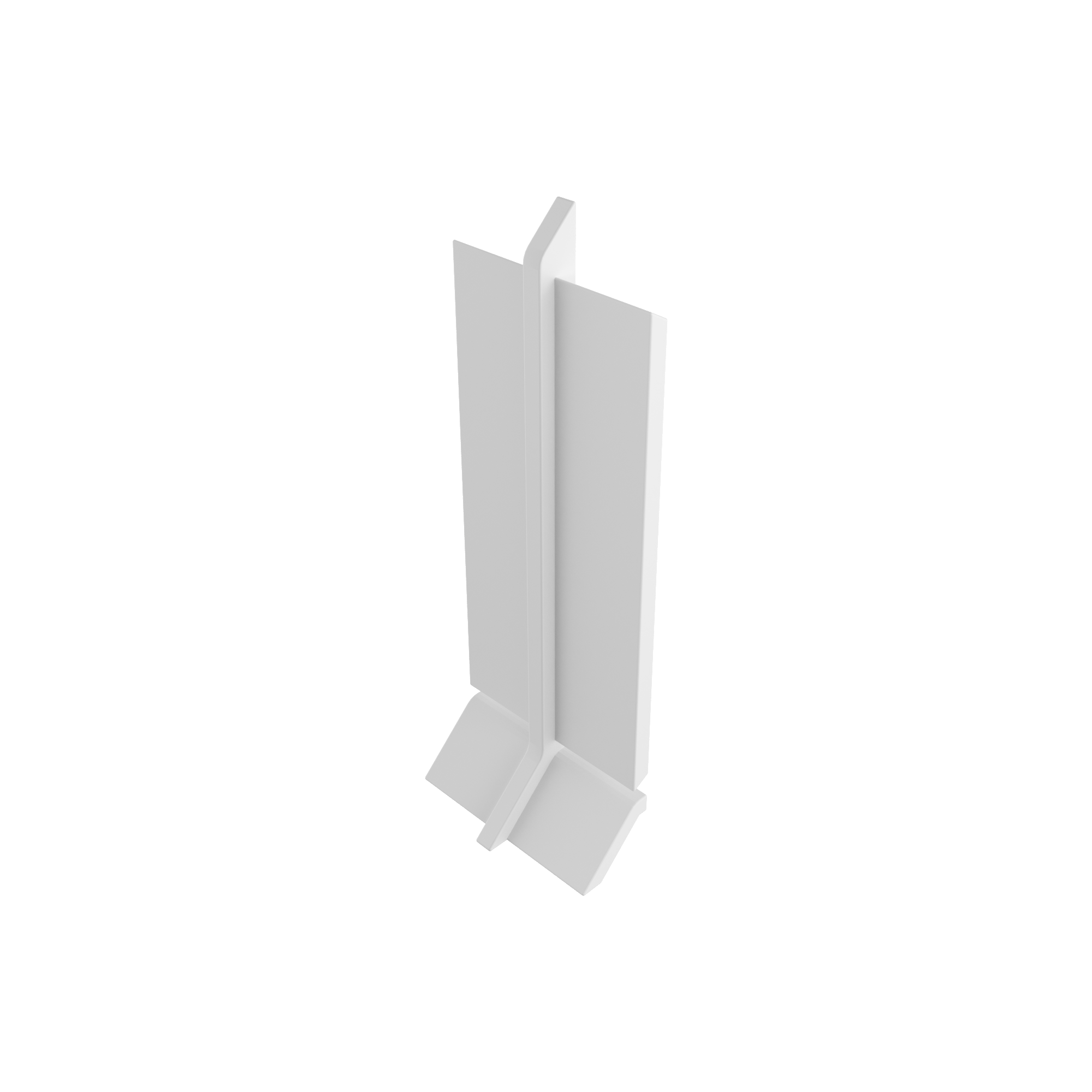 Overhead mounted aluminium plinth P60 White — Photo 7