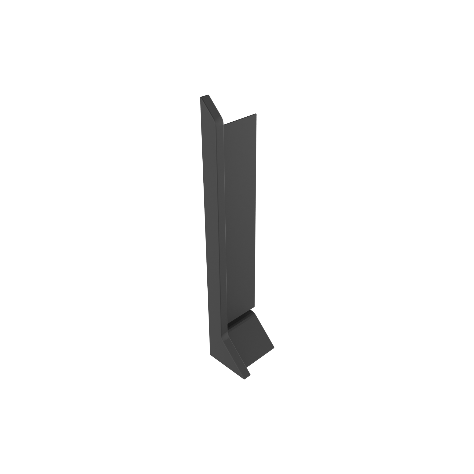 Overhead mounted aluminium plinth P60 Black — Photo 4