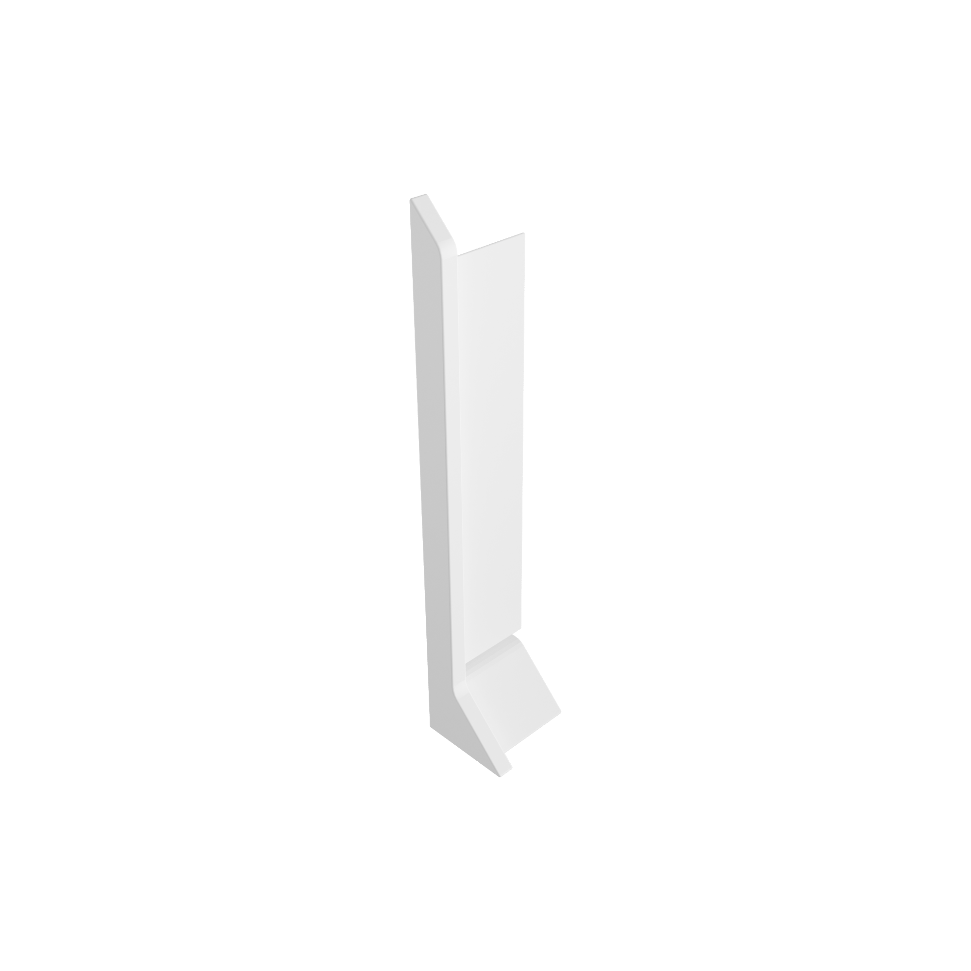 Overhead mounted aluminium plinth P60 White — Photo 4