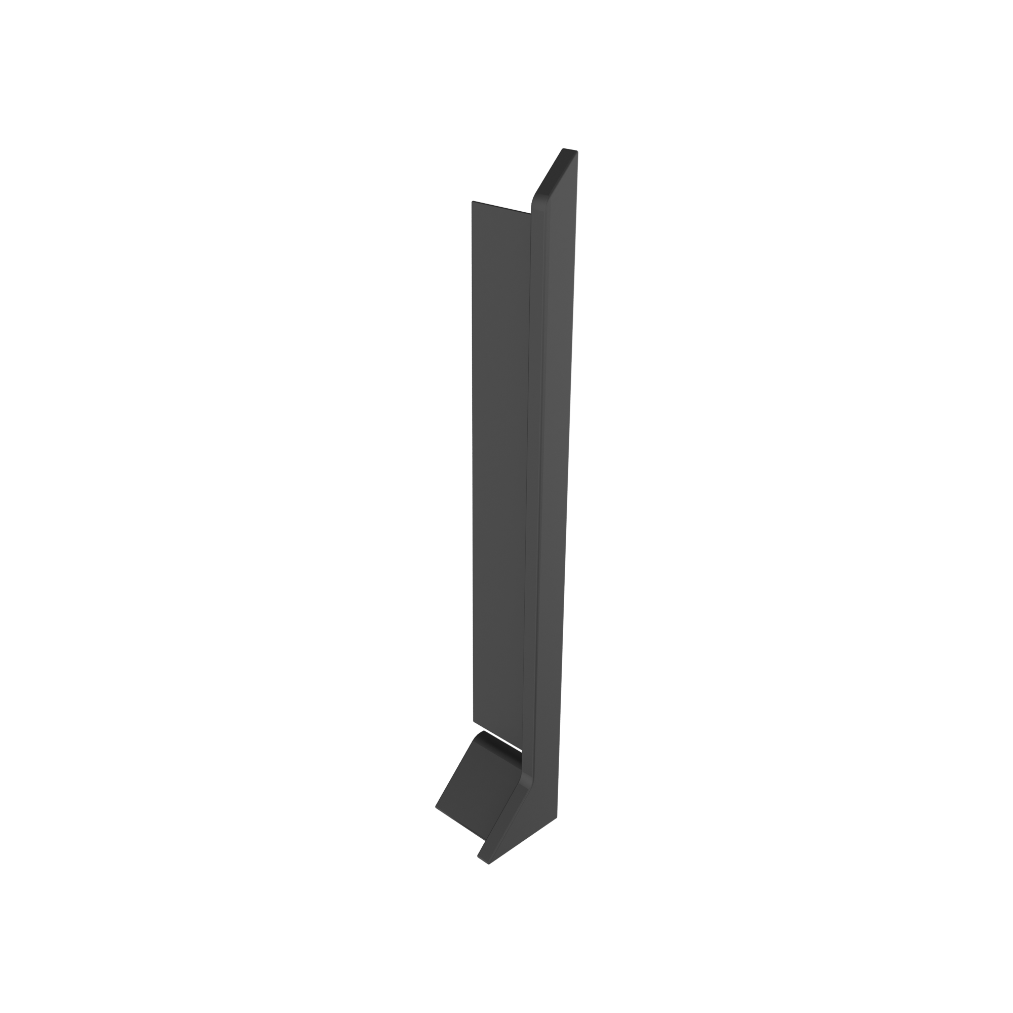 Overhead mounted aluminium plinth P80 Black — Photo 3