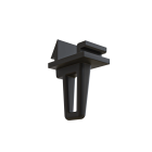 Accessories for single row curtain rod mini Black — Photo 2