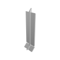 Fittings for overhead mounted aluminum plinth P80 Gray — Photo 11