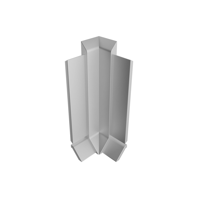 Фурнітура для плінтуса накладного алюмінієвого P60 Сіра ― Фото 6