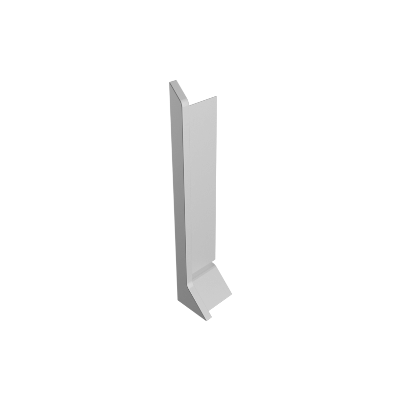 Fittings for overhead mounted aluminum plinth P60 Gray ― Photo 4