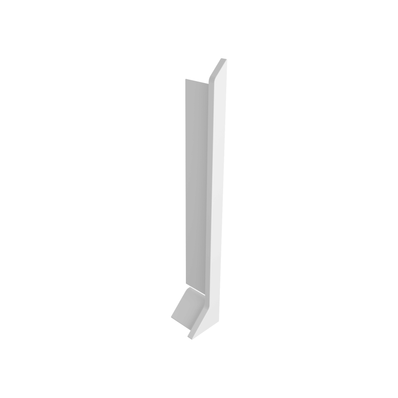 Fittings for overhead mounted aluminum plinth P80 White ― Photo 3