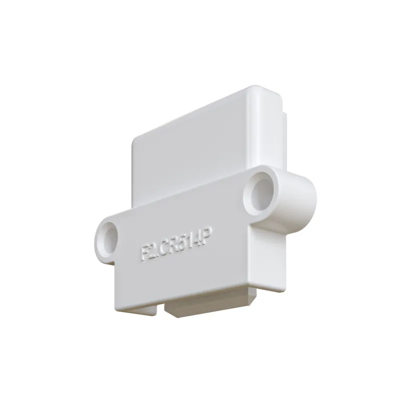 End cap to a mini cornice for stretched ceilings White ― Photo 1