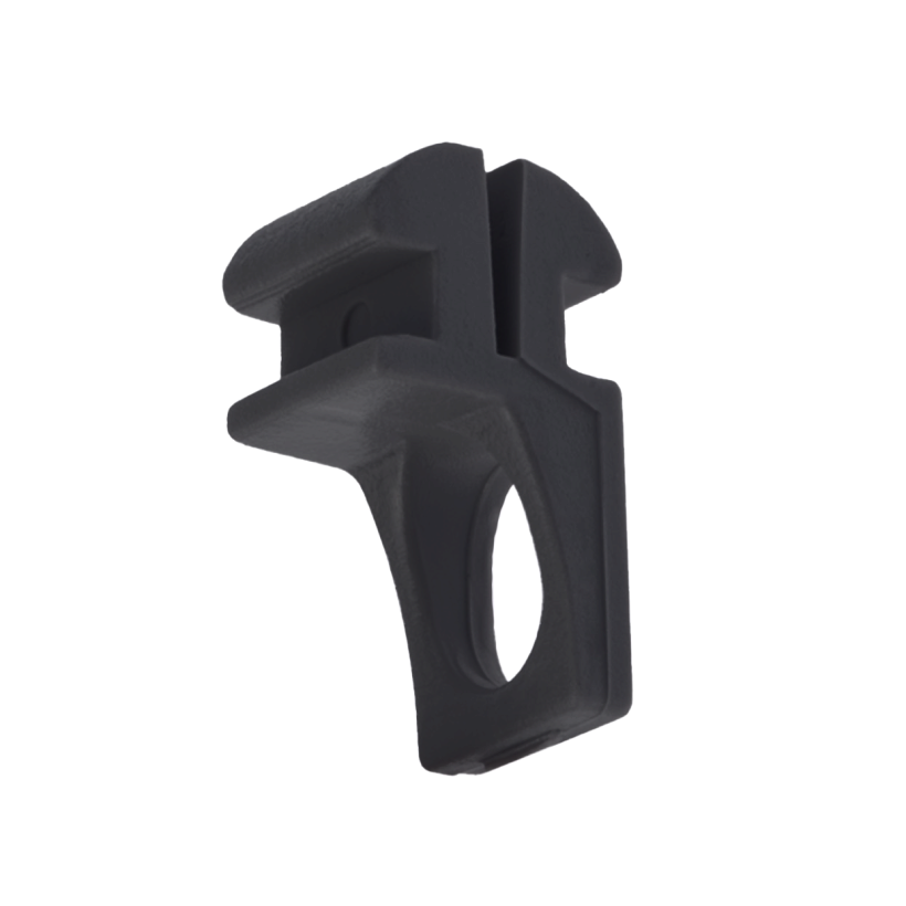 All-purpose hooks for curtain rods Black ― Photo 1