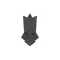 Outer corner connector (F1.P40OСB) Black