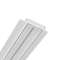 Accessories for single row curtain rod White