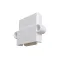 End cap to a mini cornice for stretched ceilings White