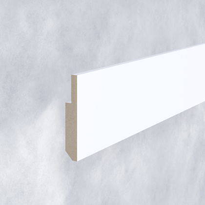 Decorative MDF tab 10х60 mm with LED strip Primed ― Photo 1