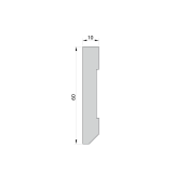 Декоративна МДФ вкладка 10х60 мм Ґрунтована — Фото 1