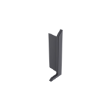 Фурнітура для плінтуса накладного алюмінієвого P1240 Фарбована — Фото 3