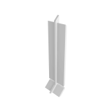 Fittings for overhead mounted aluminum plinth P80 White — Photo 6